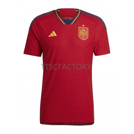 Billiga Fotbollströjor Spanien Hemma tröja WM 2022 Kortärmad